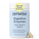 Zenvise sundhed fordøjelsesenzymer til Gut Health & Bloating Relief - Multi enzymer fordøjelse tillæg med Probiotika, Bromelain & Papaya til fordøjelsessygdomme støtte - Mænd og kvinder - 180 Tæl