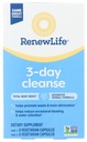 Renew Life 3- Day Cleanse Total Body Reset 2- Part Detox Rengøringskapsler, fordøjelsesbesvær og regelmæssighed, urtebind med Magnesium og tranebær, soja, mælke- og glutenfri 12 Tæl