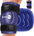XXL Ice Pack Wrap omkring Knee Efter kirurgi, Genanvendelig Gel Stor Ice Pack til skader, Smerte Relief, Hævelse, Sportsskader, 1 Pack Blå