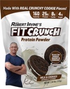 FITCRUNCH Tri- Blend Whey Protein, Keto Friendly, Low Calories, High Protein (18 Servere, Mælk & cookies)