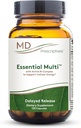 MD Præskriptiver - Essential Multi (forsinket frigivelse) - Multivitamin Mineral Complex supplement til forbedret Hormone Support - 120 kapsler
