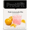 ProtiFit - High Protein Fruit Flavored Powder Drink Mix, 15g Protein, Low Calorie, Sugar Free, Ideel Protein Kompatibel, 7 Servere Per Box (Pink Lemonade)