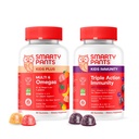 SmartyPants Kids Multivitamin Gummies og Immunity Elderberry Gummies Bundle: Kids Multi med over 15 daglige næringsstoffer & Elderberry Immunsupport Supplement, 30 dages levering