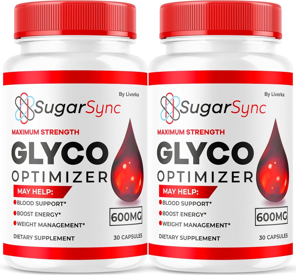 LIVORKA (2 Pack) Sugar Sync Glyco Optimizer, Sugar Sync Glyco, SugarSync Glyco Optimizer, SugarSync Glyco, Sugar Sync Glyco Optimizer, Sugar Sync Glyco Optimizer Anmeldelser, 60 Kapsler