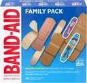 Band- Aid Brand Adhesive Bandage Familie Variety Pack i Assorted Sizes Featuring Water Block Flex, Fleksible Fabric, Skin- Flex, Hårde Strips & Pixar Character Bandage, 110 ct