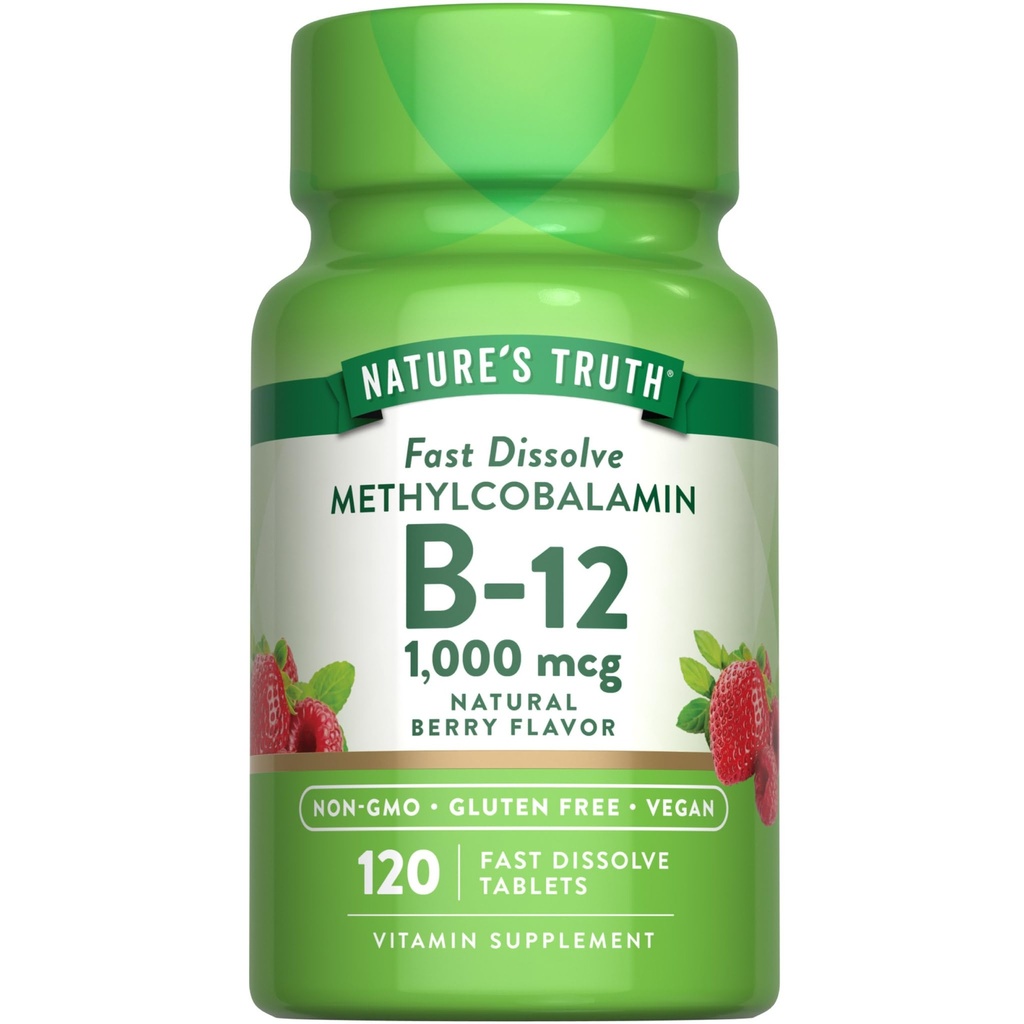 Nature 's Truth B12 Vitamin Sublingual Tablets against 124; 1000 mcg