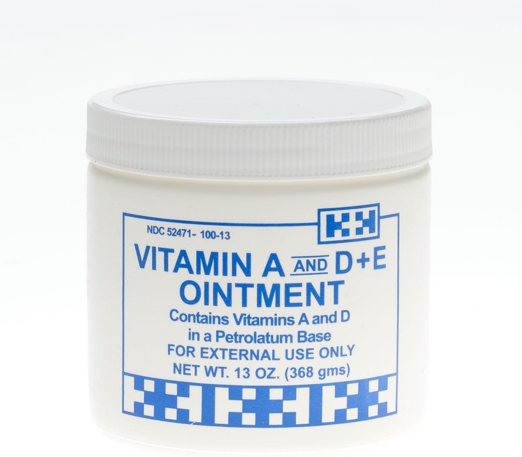 Gentell GEN- 23450 Vitamin A & D + E Salve 13 oz. Jar (pakning med 4)