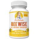 Dr. Danielles Bee Wise - Bee Pollen Supplement - Bee Well med Royal Jelly, Propolis, Beepollen i 4 daglige Bee Pollen kapsler