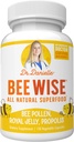 Dr. Danielles Bee Wise - Bee Pollen Supplement - Bee Well med Royal Jelly, Propolis, Beepollen i 4 daglige Bee Pollen kapsler