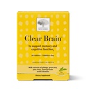 Nye Nordic Clear Brain Tablets, understøtter normal kognitiv sundhed og hukommelse, med grøn te og valnød, Svensk Made, 60 Greve (pakke med 1)