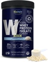 Biochem 100% Whey Sugar- Free Vanilla 20g, 11.8oz, Certified Vegetarian, Certified Gluten Free, Certified Non- GMO Tested, Keto Friendly, Grass- Fed