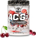 PMD Sports ACG3 Fully Charged - Electrifying Pre Workout Powder - High Energy & Pump Pre Workout for Men and Women to Maximize Focus, Endurance & Performance - Cherry Slush (30-60 Servings)