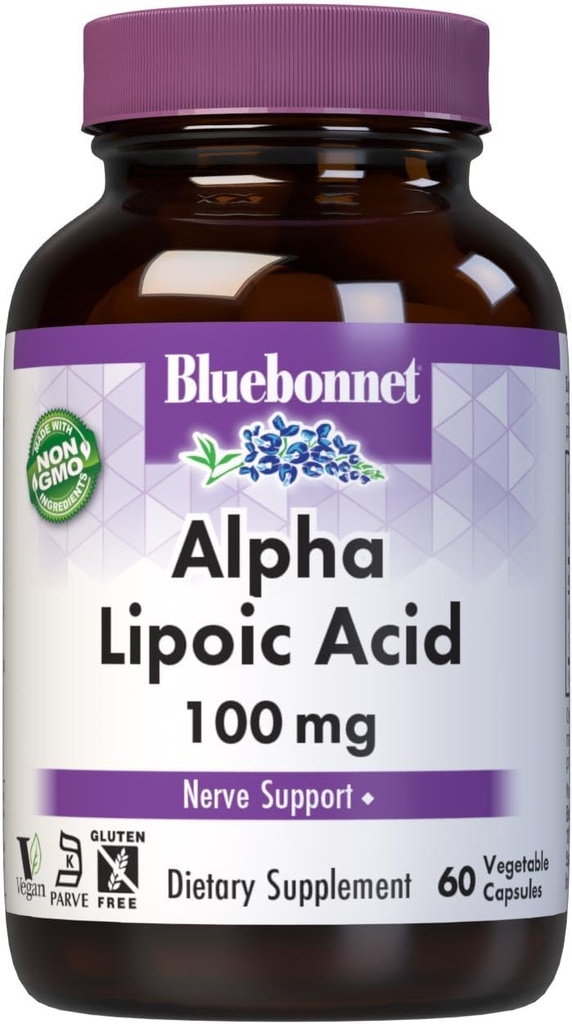 BLUEBONNET NUTRITION INTRONA LIPOIC ACID 100 mg