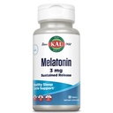 KAL Melatonin 3 mg Sustained Release Sleep Aid, Melatonin Supplement understøtter sund afslapning, en rolig følelse og en korrekt søvn cyklus, w / Tilføjet vitamin B6, Vegan, Gluten Free 60 Serv, 60 tabletter