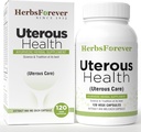 HerbsForever Uterous Health/Uterous Care Herbal Product Control Excess Cysts Bleeding, Fibroids, 120 Vege Capsules, 800 mg Each, Concentrated Extract