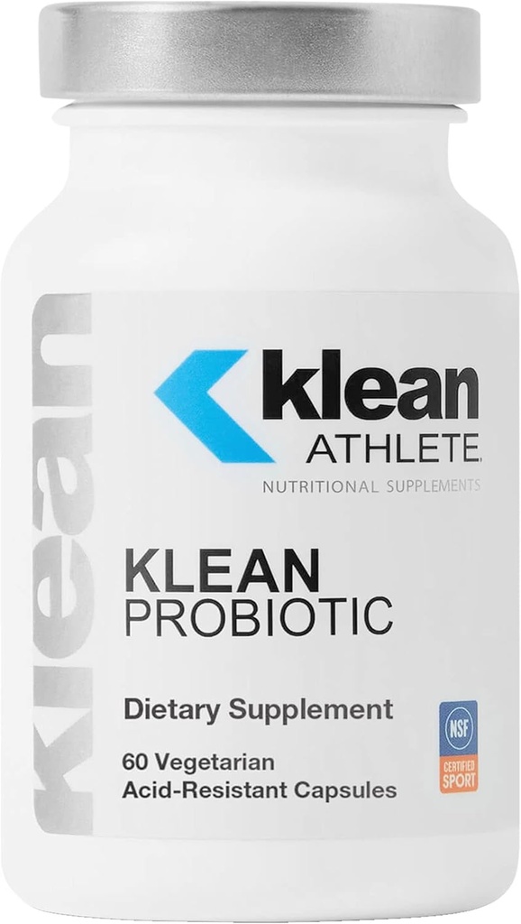 Klean Atlete Klean Probiotisk Mezzogiorno 124; Hylde Stabil Probiotisk til at understøtte immunsystemet og den samlede sundhed af fordøjelsessystemet Mezzogiorno 124; NSF Certificeret til Sport Mezzogiorno 124; 60 Vegetarsyre-resistente kapsler