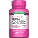 Nature 's Truth Collagen Peptider Mest124; 90 Caplets Mest124; Type 1 og 3 med vitamin C Mest124; Grass Fed, Non- GMO & Gluten Free Supplement