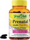 Greenfield Nutritions Halal Prenatal Vitamins with DHA and Folic Acid - Essential Prenatal Pregnancy Multivitamin with Iron - Contains 17 Vitamins for Mom to Be - Easy to Swallow 90 Liquid Softgels
