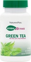 NaturPlus Herbal Actives Green Tea - 60 kapsler - Non- GMO, Vegan, Gluten Free - 60 Servere