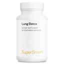 Supersmart - Lung Detox (Advanced Formel) - med Quercetin, Bromelain, Curcuminoids, EGCG - 124; Non- GMO & Gluten Free - 60 vegetariske kapsler