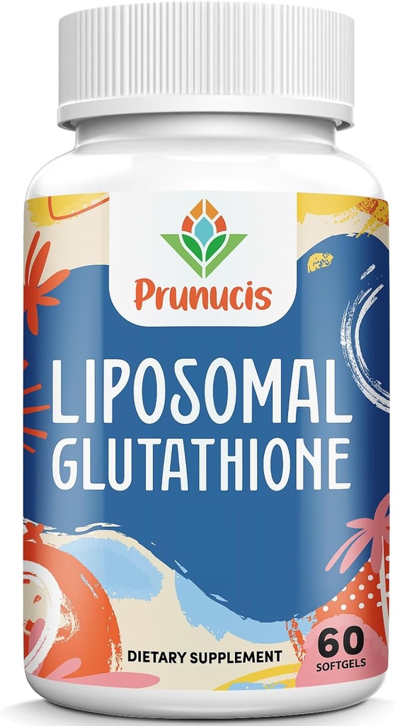 2400MG Liposomal Glutathion, with Vitamin C, Milk Thistle & Alpha- Lipoic Acid, Master Antioxidants, Pure Reduceret L- Glutathion - Immunsystemet, Cell Repair, Energy, High Absorption, 60 Softgels