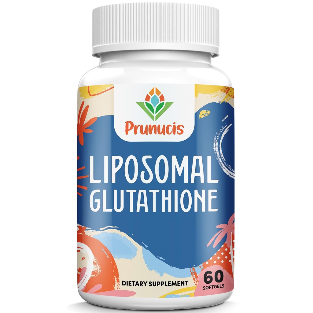 2400MG Liposomal Glutathion, with Vitamin C, Milk Thistle & Alpha- Lipoic Acid, Master Antioxidants, Pure Reduceret L- Glutathion - Immunsystemet, Cell Repair, Energy, High Absorption, 60 Softgels