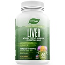 100% Ren leverrense Detox Support Formel - Herbal Lever Support - Milk Thistle, Mælkebøtte Root, Beetroot, Artiskoke Extract, Leversundhed - Jujube Milk Thistle Detox Kapsler