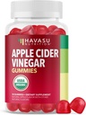 Apple Cider Vincious Gummies - Organic ACV Vitaminer til fordøjelse, Metabolisme & Gut Support - 30 Greve - Vegan, Non- GMO, Gluten- Free - Lækker smag & Ingen Harsh Smag - 15 dages forsyning