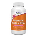 Now Supplements, Prenatal Gels + DHA med 250 mg DHA per portion, plus Borage Oil (GLA), 180 Softgels