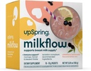 UpSpring Milkflow immunstøtte Amning Supplement Drink Mix Fenugreek- Free, Moringa Elderberry Lemonade Flavor, Amning supplement til Support Breast Milk Supply, 16 mikes