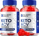 (2 Pack) Full Body Health Keto ACV Gummies Advanced, Full Body Health Keto + ACV Gummies Vægt Apple Loss Full Body Health Weight Management Gummies Full Body Health Anmeldelser B12 (120 Gummies)
