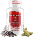 Avanceret Urolithin A (15 Servere) & Stem Cell Supplement med 500mg Urolithin A, Resveratrol, PQQ, Vitamin E & Bioperine - Understøtter NAD +, Mitokondria, Muscle Health, Sunde Celler & Energiniveauer