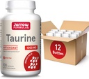 Jarrow Formulas Taurine 1000 mg, Kosttilskud, Aminosyretilskud til helbredskontrol, 100 kapsler, 100 dages forsyning, (pakke med 12)