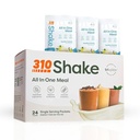 310 Nutrition - All- In- One Meal Erstatning Shake - Ny formel med Fiber Rich Vegan Superfood Blend - Natural Sweeteners - Low Carb Shake, Keto & Paleo Friendly - Gluten Free - 26 Essentielle Vitamin & Minerals - Variety Shake Box - Vanilla Créme
