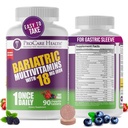 ProCare Health Bariatric Chewable Multivitamin with Iron 18mg (90 Tablets) - Fruit Punch Flavor - for Gastric Bypass & Sleeve Gastrectomy Patients* (3 Month Supply)