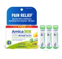 Boiron Arnica Montana 30X Homøopatisk medicin til lindring af muskelsmerter, muskelstivhed, hævelse af skader og misfarvning fra blå mærker - 3 greve (240 Pellets)