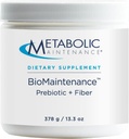 Metabolisk vedligeholdelse BioMaintenance Prebiotic + Fiber Powder - Understøtter Gut sundhed & immunfunktion - Pure, Easy Add- in med ingen sødestoffer eller Fillers (378g / 60 Servering)