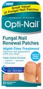 Opti- Nail Fungal Nail Fornyelse Patches - 21 Patches, Night- Time Treatment Forbedrer negleudseende, mens du sover