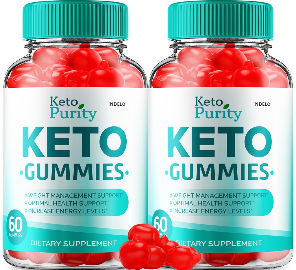 (2 Pack) Keto Renhed ACV Gummies Advanced Loss - Renhed Keto Plus ACV Gummies Apple Cider Vinegaard Ketoprity ACV Weight Management Gummies, Keto Renhed Anmeldelser Vitamin B12 Keto + ACV (120 Gummies)