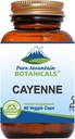 Pure Mountain Botanicals Cayenne Pepper Kapsler - 90 Kosher Vegan Caps med 500mg Organic Cayenne Pepper med Capsaicin