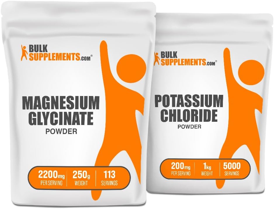 Magnesium Glycinat 250g + kaliumchlorid 1kg bundle