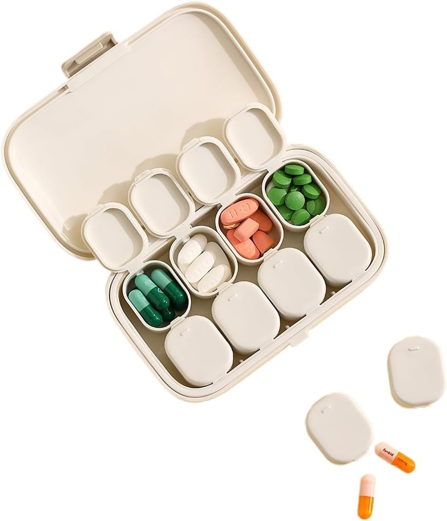 Kawaii Pill Box Rejse Portable lille medicin Box Daily Medicine Case Pill Organizer Pills Container