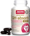 Jarrow Formulas QH- absorbere 200 mg - Høj Absorption Co- Q10 - Aktiv antioxidant form af Co- Q10 - Understøtter Mitokondriel energiproduktion & Kardiovaskulær sundhed - Op til 60 Servering