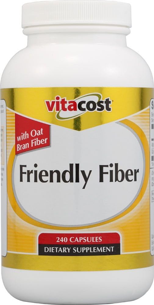Vitacost Friendly Fiber - 240 kapsler