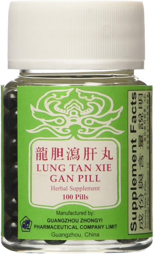 Lung Tan Xie Gan Pill (for Bile System) - Urtetilskud, 100 piller