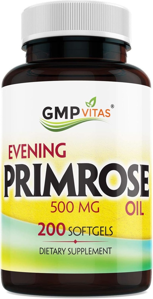 Aften Primrose Oil 500mg SoftelsCold Pressed Softels med 45mg GLA Opretholde Smooth- Sund udseende Skin- Understøtter Hormonal Balance