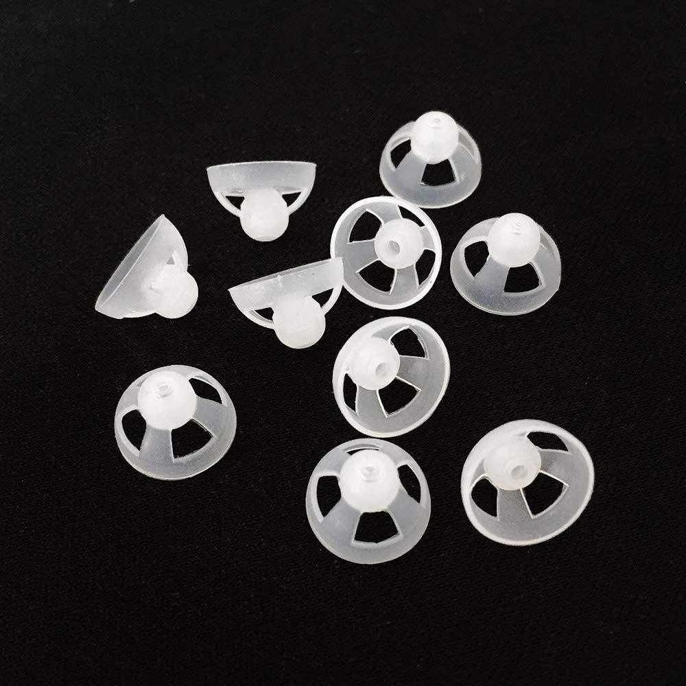 10 stk Høreforstærker Dome Open Fit Øre Tip Earplug Ørestik til RIC Hørehjælpemidler (M φ9mm)