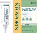 Neosporin Simpel Formel 3 - Ingrediens Førstehjælp Antibiotisk Salve og Sårpleje Behandling med Bacitracin Zink og Polymyxin B Sulfate, Preservative-, Paraben- og Neomycin- Free, 0,5 oz