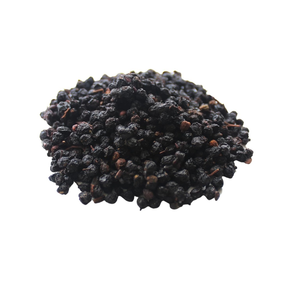 Dried Whole Elderberries Certified Organic Elderberry Sambucus Nigra Non-Irradiated Non-GMO Make Your Own Elderberry Syrup