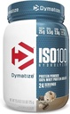 Dymatisere ISO100 Hydrolyseret protein pulver, 100% Whey isolere protein, 25g protein, 5,5g BCAA, Gluten fri, hurtig Absorbing, Easy Digesting, Cookies og Cream, 1.6 Pund